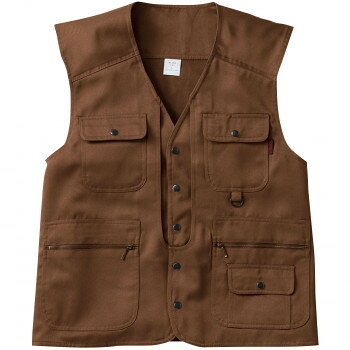 桑和 1016 ベスト 4Lサイズ ブラウン(81) 只今参上【メーカー直送：代金引換不可：同梱不可】【北海道・沖縄・離島は配達不可】