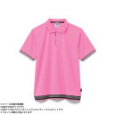 ボンマックス MS3122 袖ラインリブポロシャツ(ポリジン加工) ピンク (19) サイズ:GS LIFEMAX【メーカー直送:代金引換不可:同梱不可】【北海道・沖縄・離島は配達不可】