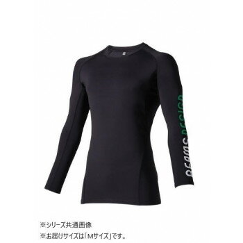 桑和 B0905-40 長袖サポートシャツ Mサイズ ブラック(4)【メーカー直送：代金引換不可：同梱不可】【北海道・沖縄・離島は配達不可】