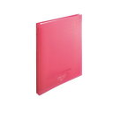 LIHIT LAB.(リヒトラブ) CUBE FIZZ クリヤーブック ポケット交換タイプ A4 S型(タテ型) 30ポケット ピンク N-7016-12【メーカー直送:代金引換不可:同梱不可】【北海道・沖縄・離島は配達不可】