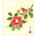 色紙 吉井蘭月 寒椿 24.2×27.2cm K5-021D【メーカー直送:代金引換不可:同梱不可】【北海道・沖縄・離島は配達不可】(3)