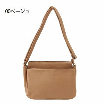 優美社　4973-00　SOFIA VALENTINO （ソフィアバレンティノ） 合皮3層ショルダー ベージュ【メーカー直送：代金引換不可：同梱不可】【北海道・沖縄・離島は配達不可】