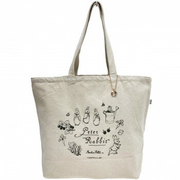 優美社 0651-00 ピータ—ラビット(TM)（PETER RABBIT(TM)） トートバッグ キナリ【メーカー直送：代金引換不可：同梱不可】【北海道・沖縄・離島は配達不可】