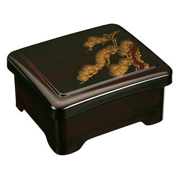 福井クラフト　耐熱天竜寺丼重 紫壇老松(蓋親) 42011980 家事用品 調理用品