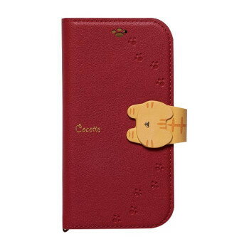 Cocotte らくらくスマートフォンme F-01L専用手帳型スマホケース RKF-COT04 レッド【配送方法:メール便/同梱不可/代引不可/日時指定不可】【北海道・沖縄・離島は配達不可】