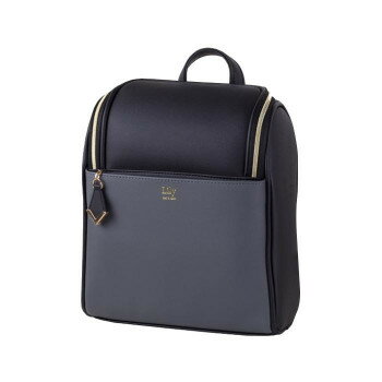 Lily ミニリュックサック Bag-Lily-M01 ブラック×グレー【メーカー直送：代金引換不可：同梱不可】【北海道・沖縄・離島は配達不可】