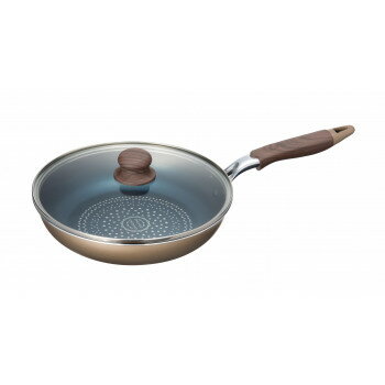 Glass Fry Pans - ブラナーノII　IH対応ガラス蓋付フライパン26cm　MB-2389【メーカー直送：代金引換不可：同梱不可】【北海道・沖縄・離島は配達不可】