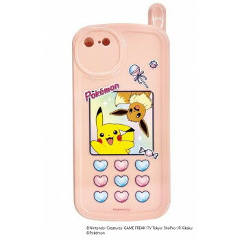 ポケットモンスター iPhoneSE(第3・2世代)/8・7対応ケース ピカチュウ＆イーブイ POKE-886A【配送方法:メール便/同梱不可/代引不可/日時指定不可】【北海道・沖縄・離島は配達不可】