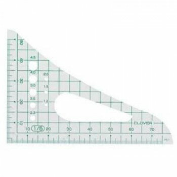 方眼三角縮尺 1/5 25-016【配送方法:メール便/同梱不可/代引不可/日時指定不可】【北海道・沖縄・離島..