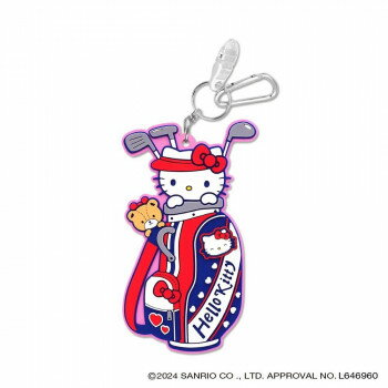 ホクシン交易 ハローキティ ネームプレートゴルフver.(ラバータイプ) KTNP002【メーカー直送：代金引換不可：同梱不可】【北海道・沖縄・離島は配達不可】