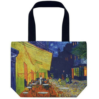 ユーパワー 名画バッグ ゴッホ「夜のカフェテラスLサイズ」 AU-01806【メーカー直送:代金引換不可:同梱不可】【北海道・沖縄・離島は配達不可】 ユーパワー 名画バッグ ゴッホ「夜のカフェテラスLサイズ」 AU-01806【メーカー直送:代金引換不可:同梱不可】【北海道・沖縄・離島は配達不可】