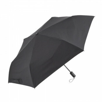 LESS IS MORE LIM クイックシャット自動開閉 折りたたみ傘 55cm ブラック U355-0811BK1-B9【メーカー直送：代金引換不可：同梱不可】【北海道・沖縄・離島は配達不可】