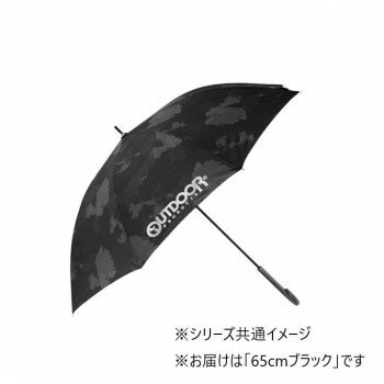 OUTDOOR PRODUCTS 長傘 総柄 ジャンプ傘 65cm ブラック 10002530【メーカー直送:代金引換不可:同梱不可】【北海道・沖縄・離島は配達不可】 OUTDOOR PRODUCTS 長傘 総柄 ジャンプ傘 65cm ブラック 10002530【メーカー直送:代金引換不可:同梱不可】【北海道・沖縄・離島は配達不可】