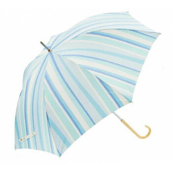 エアリーライト 58cm 長傘 シアーストライプ ブルーサイダー【メーカー直送：代金引換不可：同梱不可】【北海道・沖縄・離島は配達不可】