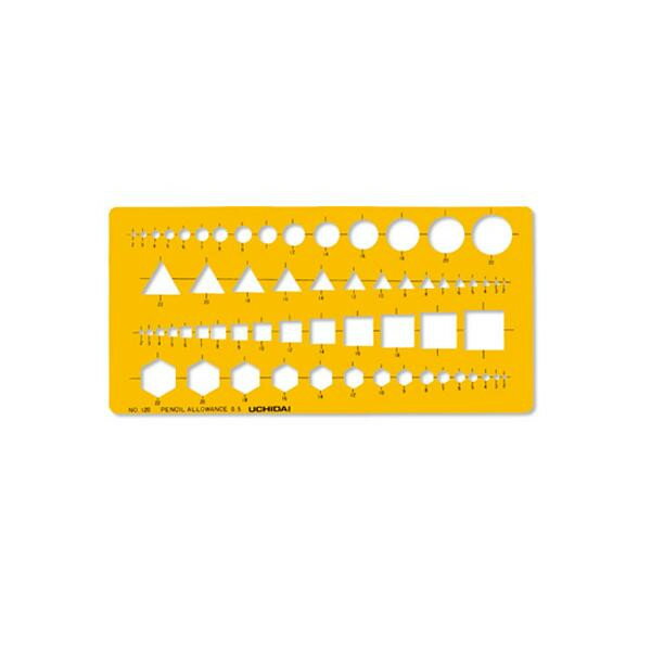 テンプレート No.120 組合せ定規 1-843-0120【配送方法:メール便/同梱不可/代引不可/日時指定不可】【北海道・沖縄・離島は配達不可】