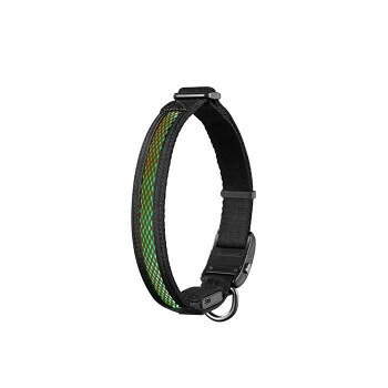 ルークラン ドッグネス LED首輪 M オニキスブラック ペット用品【メーカー直送：代金引換不可：同梱不可】【北海道・沖縄・離島は配達不可】