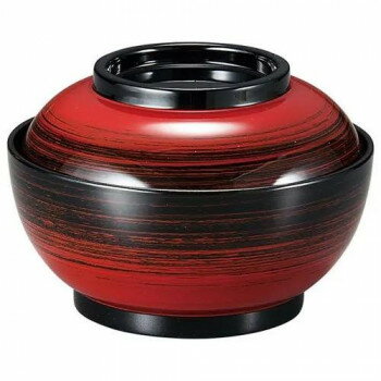 福井クラフト 4.2寸お好み椀 朱カスミ 37002040【メーカー直送：代金引換不可：同梱不可】【北海道・沖縄・離島は配達不可】