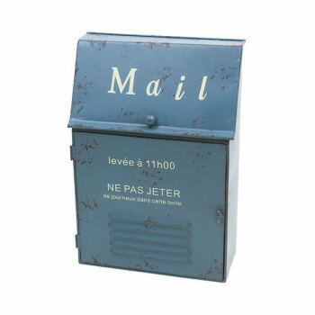 MURATAYA メタルスリムポスト ブルー 7006【メーカー直送：代金引換不可：同梱不可】【北海道・沖縄・離島は配達不可】