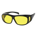 ドライビンググラス DSS03 オーバーグラス イエロー 220128【メーカー直送:代金引換不可:同梱不可】【北海道・沖縄・離島は配達不可】(4)