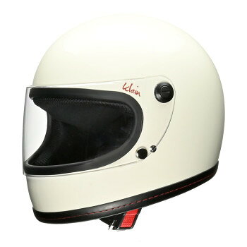 リード工業 Klein クライン レトロフルフェイスヘルメット レディース M(57-58cm未満) ホワイト【メーカー直送：代金引換不可：同梱不可】【北海道・沖縄・離島は配達不可】
