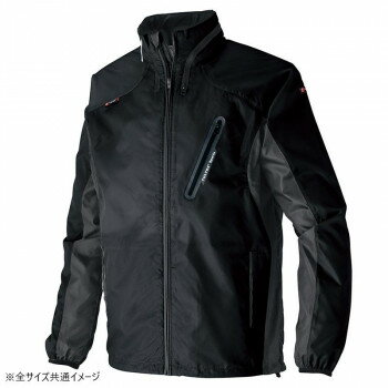 アイトス フードインジャケット(男女兼用) ブラック×チャコール 3L 10301【メーカー直送：代金引換不可：同梱不可】【北海道・沖縄・離島は配達不可】