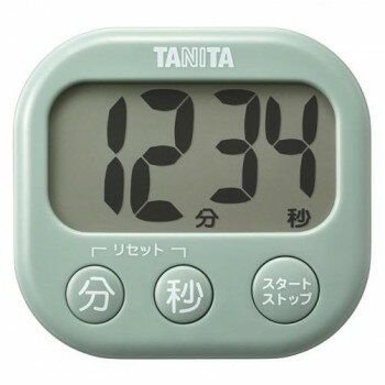 TANITA タニタ 抗菌でか見えタイマー セージグリーン TD-429【配送方法:メール便/同梱不可/代引不可/日時指定不可】【北海道・沖縄・離島は配達不可】