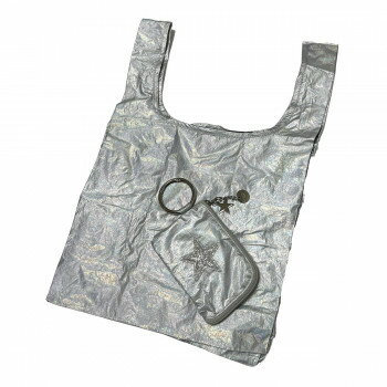 DAICO Pisoraro(ピソラロ) メタリックナイロンエコバッグ(小) オーロラ PR121【メーカー直送：代金引換不可：同梱不可】【北海道・沖縄・離島は配達不可】