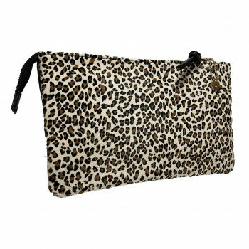DAICO Pisoraro(ピソラロ) ハラコ お財布ポシェットショルダー LEOPARD-WH PR238【メーカー直送：代金引換不可：同梱不可】【北海道・沖縄・離島は配達不可】