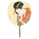 日本製(MADE IN JAPAN) うちわ 浮世絵 (筆) 2924【メーカー直送:代金引換不可:同梱不可】【北海道・沖縄・離島は配達不可】