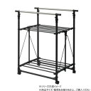 B.Bファニシング ワンタッチ収納洗濯物干しラック ワイド ブラック ONLR-0065BLK【メーカー直送:代金引換不可:同梱不可】【北海道・沖縄・離島は配達不可】(3)