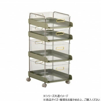 ※パッケージ、デザイン等は予告なく変更される場合があります。※画像はイメージです。商品タイトルと一致しない場合があります。工具が必要なく挿し込むだけで組立が完成するフェミニワゴン。引出が透明なのでどこに何が入っているかわかりやすくて便利。棚部分のくすみカラーと、ゴールド取手の組み合わせが、フェミニンでかわいらしいいデザインに仕上がっています。サイズW270×D365×H600mm個装サイズ：39×28×37cm重量3200g個装重量：3700g素材・材質本体:ポリプロピレンバスケット:PETフレーム:ステンレススチール付属品取扱説明書生産国中国広告文責:株式会社ホームセンターセブンTEL:0978-33-2811※パッケージ、デザイン等は予告なく変更される場合があります。※画像はイメージです。商品タイトルと一致しない場合があります。fk094igrjs