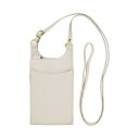 ショルダーストラップ付きスマホポーチ La glace Mサイズ Light Beige SP-LG01-M【メーカー直送:代金引換不可:同梱不可】【北海道・沖縄・離島は配達不可】