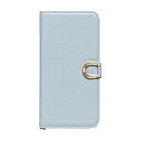 iPhone15/14/13兼用手帳型ケース ORFE Light Blue iP23-61-ORF04【メーカー直送:代金引換不可:同梱不可】【北海道・沖縄・離島は配達不可】