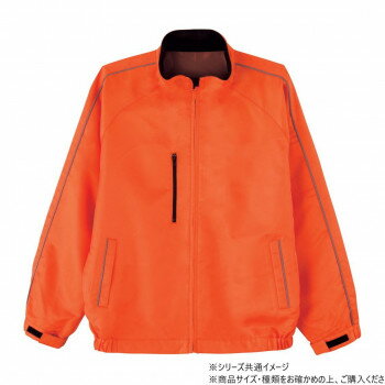 樂天商城 - 桑和 3300 カラーブルゾン Mサイズ オレンジ(74)【メーカー直送：代金引換不可：同梱不可】【北海道・沖縄・離島は配達不可】