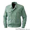 桑和 4331 長袖ブルゾン Mサイズ モスグリーン(107)【メーカー直送:代金引換不可:同梱不可】【北海道・沖縄・離島は配達不可】