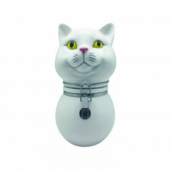 キャットセラミック キャニスター シロ 4009568-03【メーカー直送：代金引換不可：同梱不可】【北海道・沖縄・離島は配達不可】