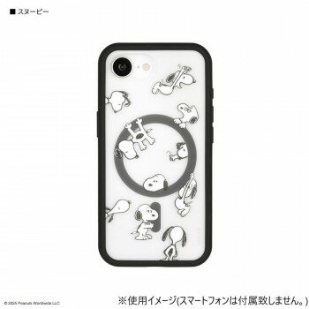 ピーナッツ IIIIfit プランプフレーム iPhone16e対応 ケース スヌーピー SNGG-123A【配送方法:メール便/同梱不可/代引不可/日時指定不可】【北海道・沖縄・離島は配達不可】