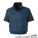 サンエス 半袖ブルゾン 3:ネイビー 3L KF95950【メーカー直送:代金引換不可:同梱不可】【北海道・沖縄・離島は配達不可】