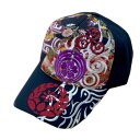 大西賢製販 Ripple 刺繍綿キャップ 家紋トライバル H27-SC15【メーカー直送:代金引換不可:同梱不可】【北海道・沖縄・離島は配達不可】