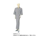 神戸生絲 紳士セパレートねまき(ラグラン袖・裾よけプラス1枚)フリー No.30 コン 幾何柄【メーカー直送:代金引換不可:同梱不可】【北海道・沖縄・離島は配達不可】