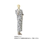 神戸生絲 婦人セパレートねまき(ラグラン袖・裾よけプラス1枚)フリー No.71 コン 花柄【メーカー直送:代金引換不可:同梱不可】【北海道・沖縄・離島は配達不可】