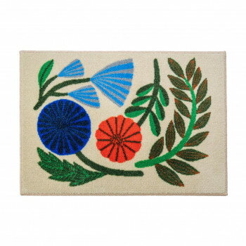 (クリーンテックス) 玄関マット JPM-Indoor BOOKHOU FLORAL GROUP 45×65cm【メーカー直送：代金引換不可：同梱不可】【北海道・沖縄・離島は配達不可】