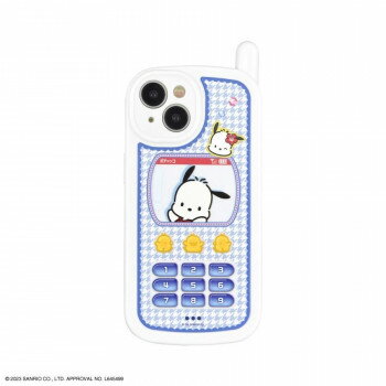 산리오 iPhone15/14 대응 레트로 가라케풍 케이스 포차코 SANG-382PC[배송 방법:메일편/동봉 불가/대인 불가/일시 지정 불가][홋카이도·오키나와·낙도는 배달 불가]