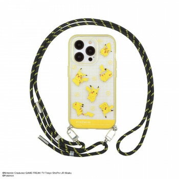 ポケットモンスター IIIIfitLoop iPhone15Pro対応ケース ピカチュウ POKE-879A【メーカー直送：代金引換不可：同梱不可】【北海道・沖縄・離島は配達不可】