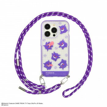ポケットモンスター IIIIfitLoop iPhone15Pro対応ケース ゲンガー POKE-879B【配送方法:メール便/同梱不可/代引不可/日時指定不可】【北海道・沖縄・離島は配達不可】