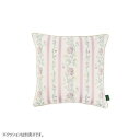 川島織物セルコン ミントン ハドンホールフラワーリボン 背当クッションカバー 45×45cm LL1221 P ピンク【メーカー直送:代金引換不可:同梱不可】【北海道・沖縄・離島は配達不可】