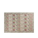 川島織物セルコン Morris Design Studio ピンクアンドローズ ラグ 約140×200cm KF1718A P ピンク【メーカー直送:代金引換不...