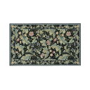 川島織物セルコン Morris Design Studio レスターアカンサス マット 約45×78cm FH1710A B ブルー【メーカー直送:代金引換不可...