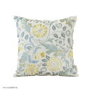 川島織物セルコン Morris Design Studio ウィルヘルミナ 背当クッションカバ- 45X45cm LL1745 B ブルー【メーカー直送:代金引換不可:同梱不可】【北海道・沖縄・離島は配達不可】