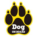 東洋マーク製作所 バイク・カーステッカー DOG ON BOARD マグネット DO-2【メーカー直送:代金引換不可:同梱不可】【北海道・沖縄・離島は配達不可】
